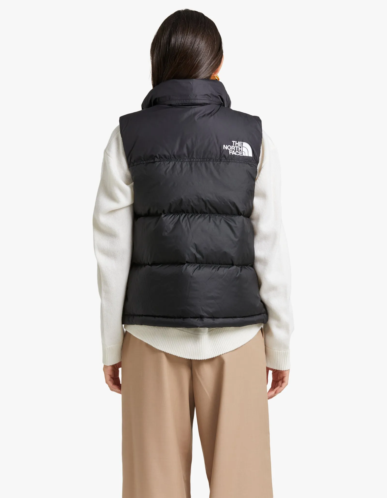 Womens 1996 Retro Nuptse Vest - Recycled TNF Black