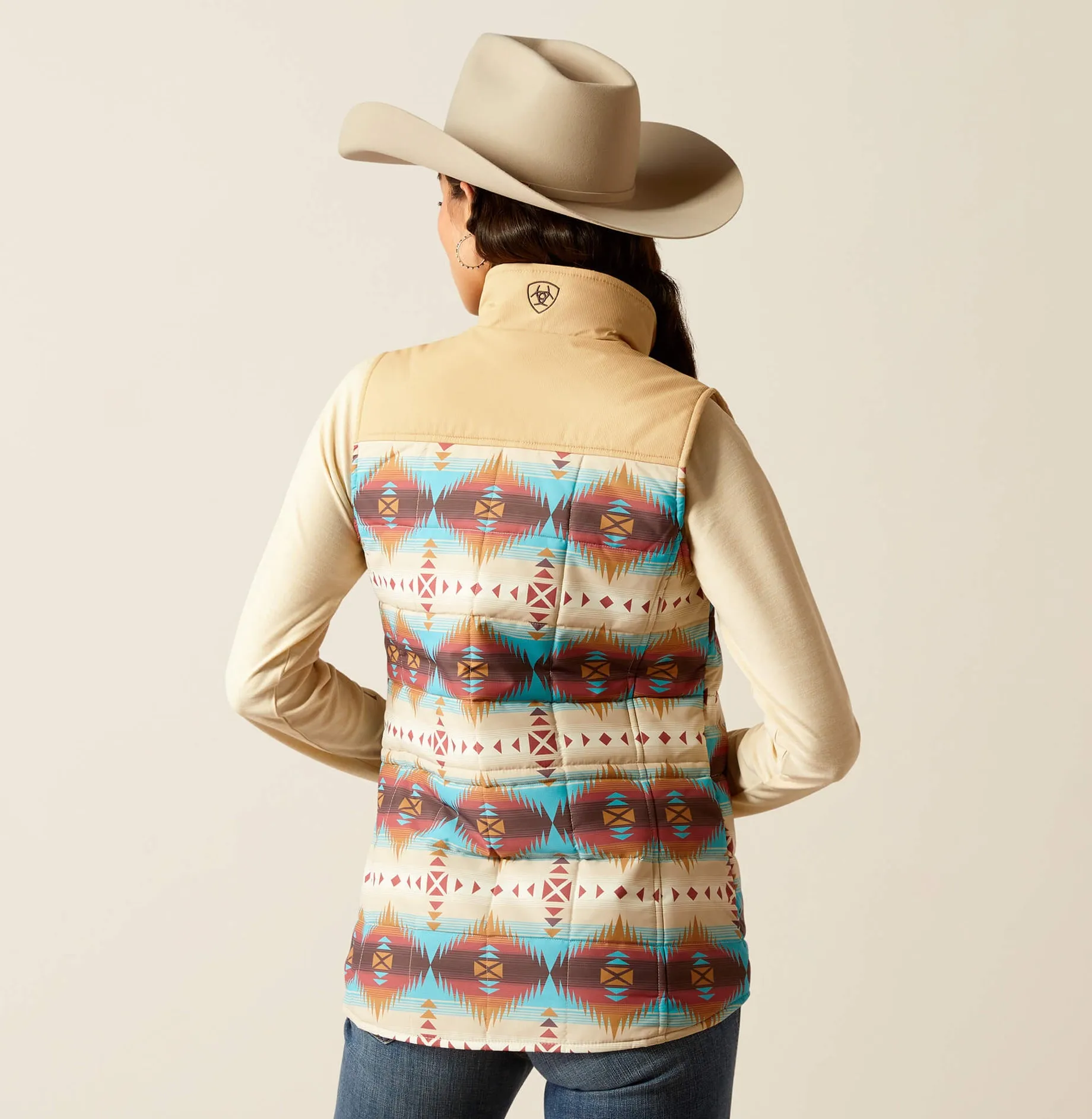 Women’s Ariat Serrano Southwest Print Crius Insulated Vest