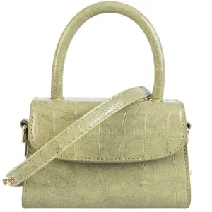 Women's Crocodile Pattern Crossbody- Small