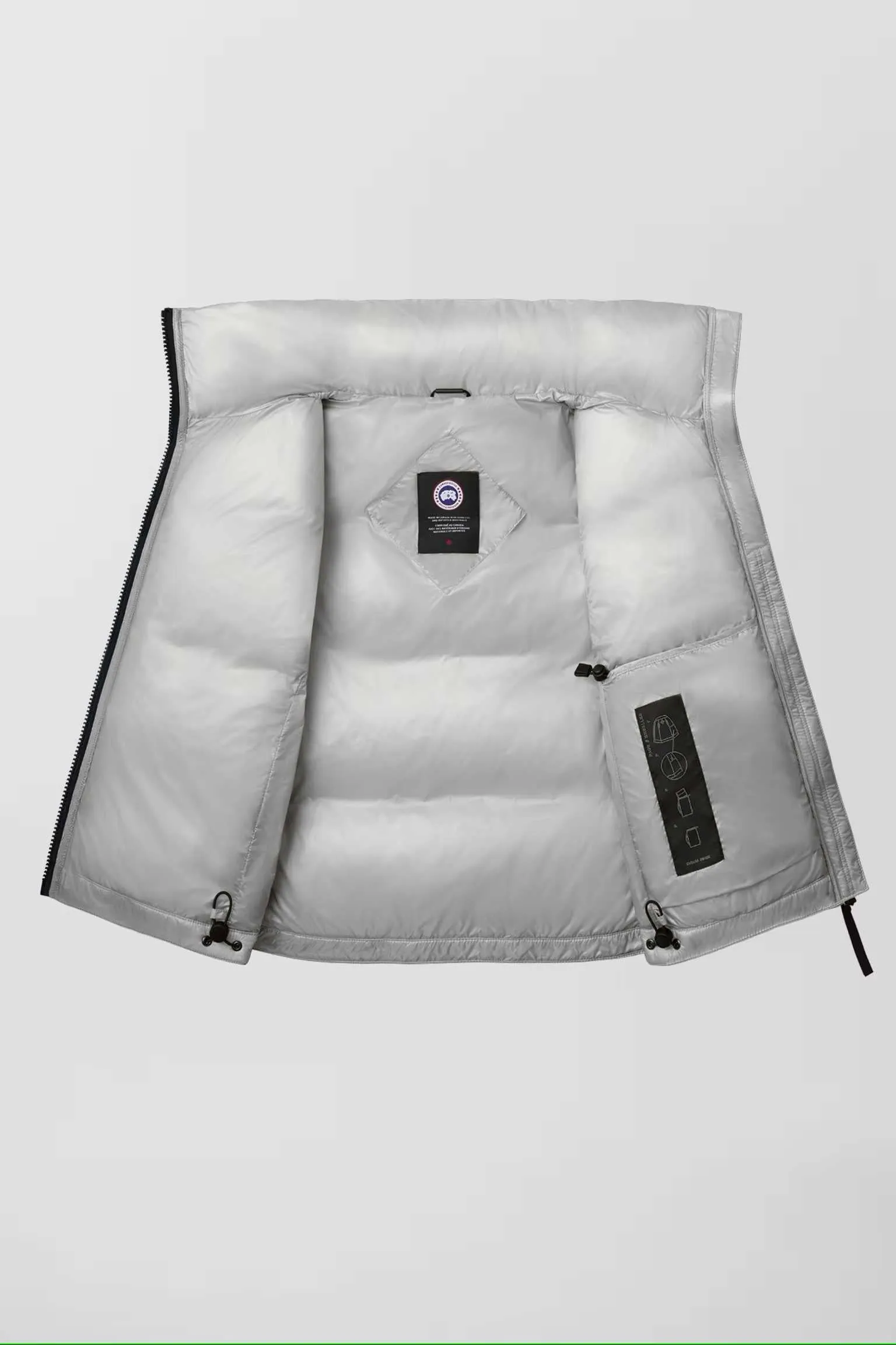 Womens Cypress Puffer Vest  Black Label  Silverbirch 2257WB