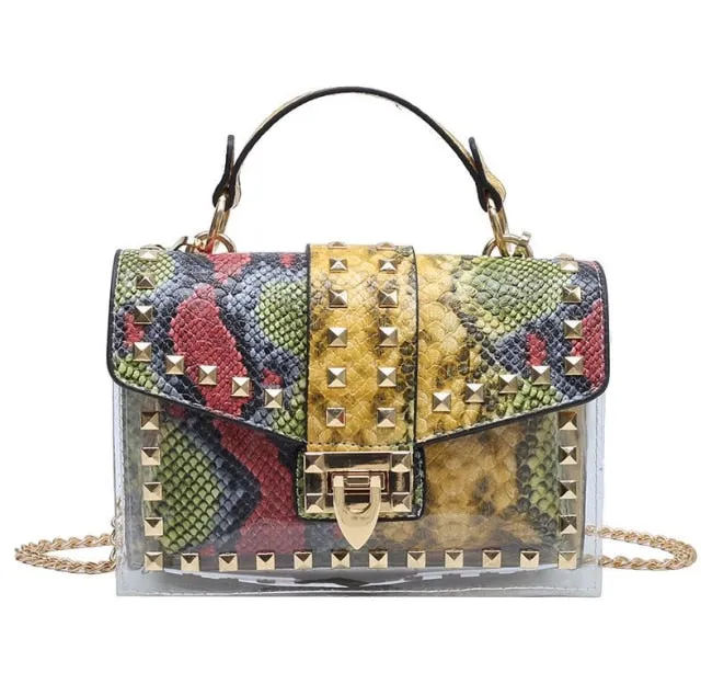 Women's Elegant Small PU Leather Hasp Hand/Crossbody Bags