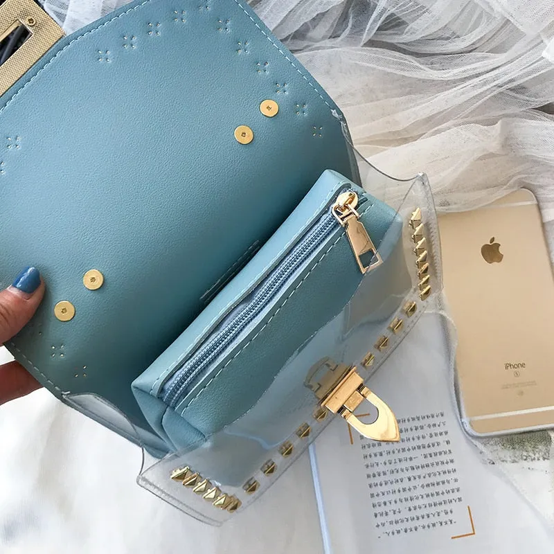 Women's Elegant Small PU Leather Hasp Hand/Crossbody Bags