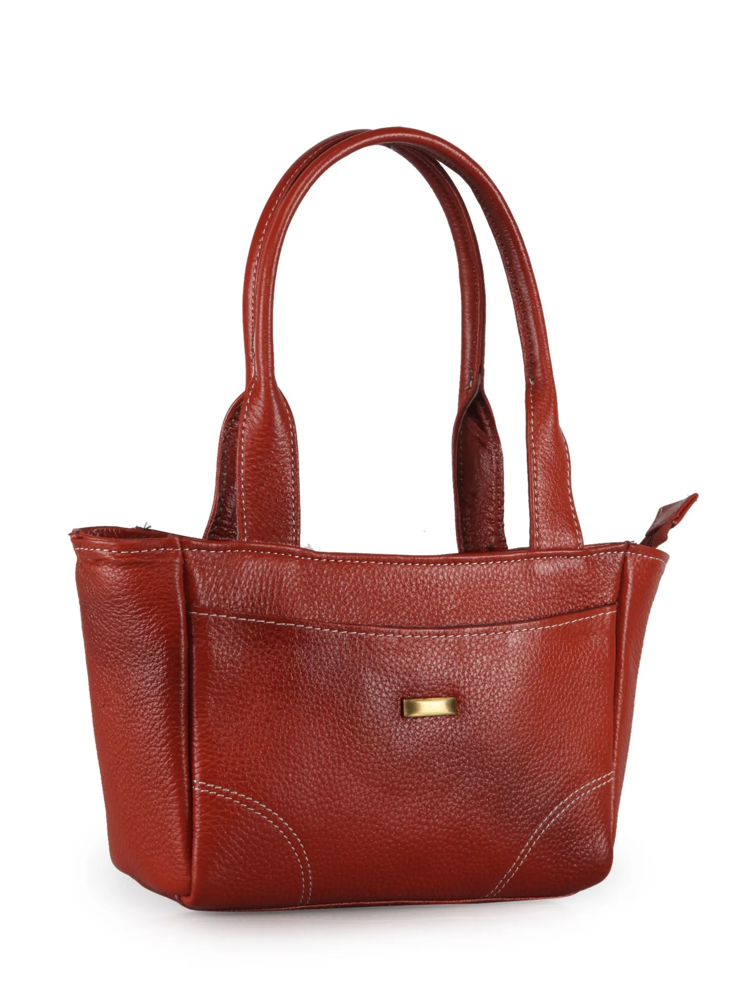 Women's Leather Handbag With Sling Strap