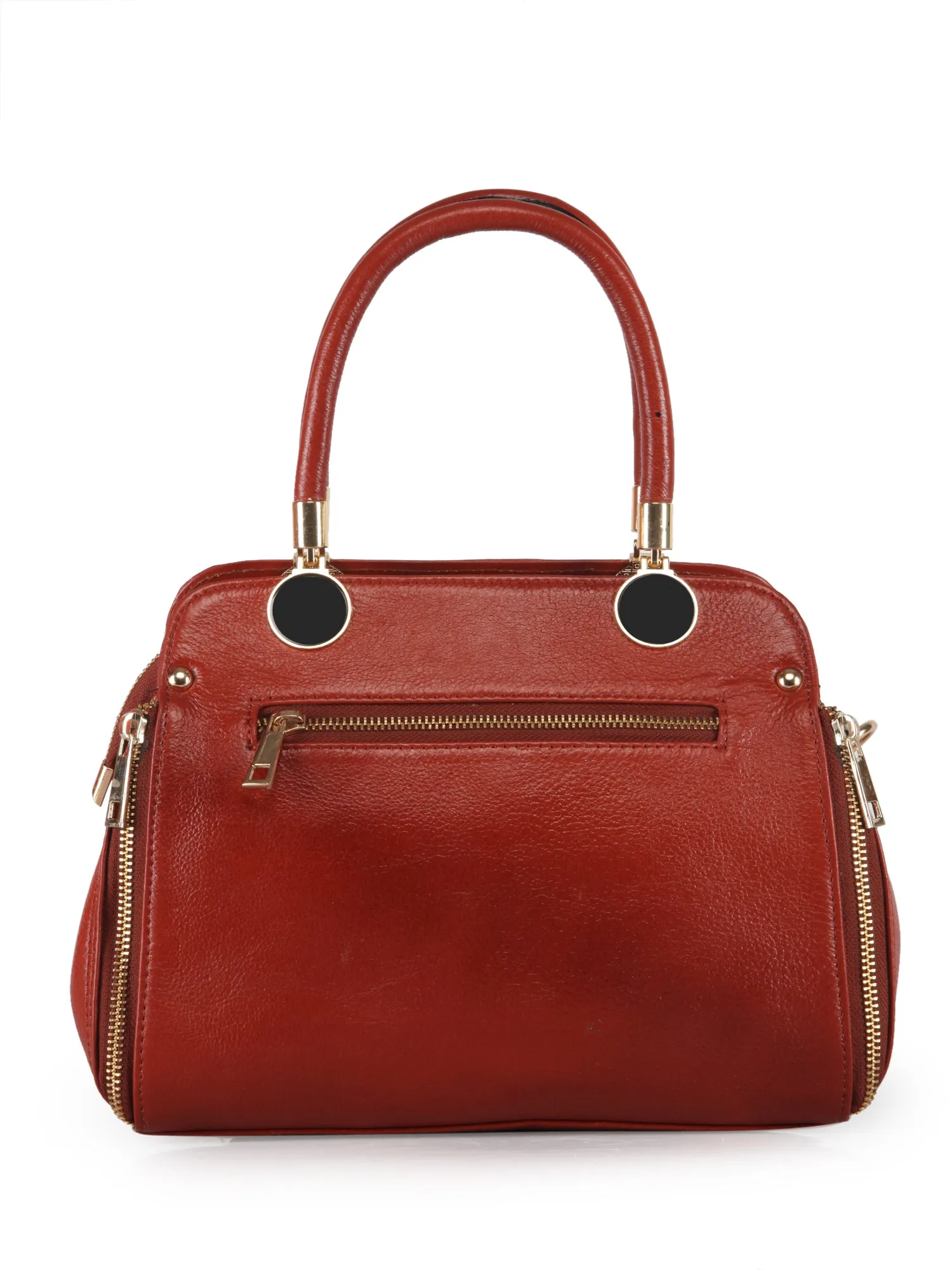 Women's Leather Handbag With Sling Strap