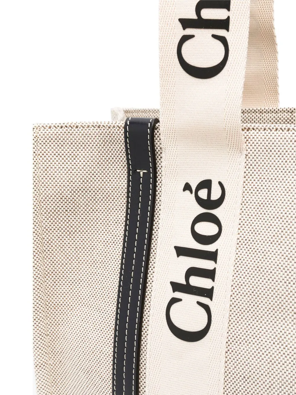 Woody medium canvas tote