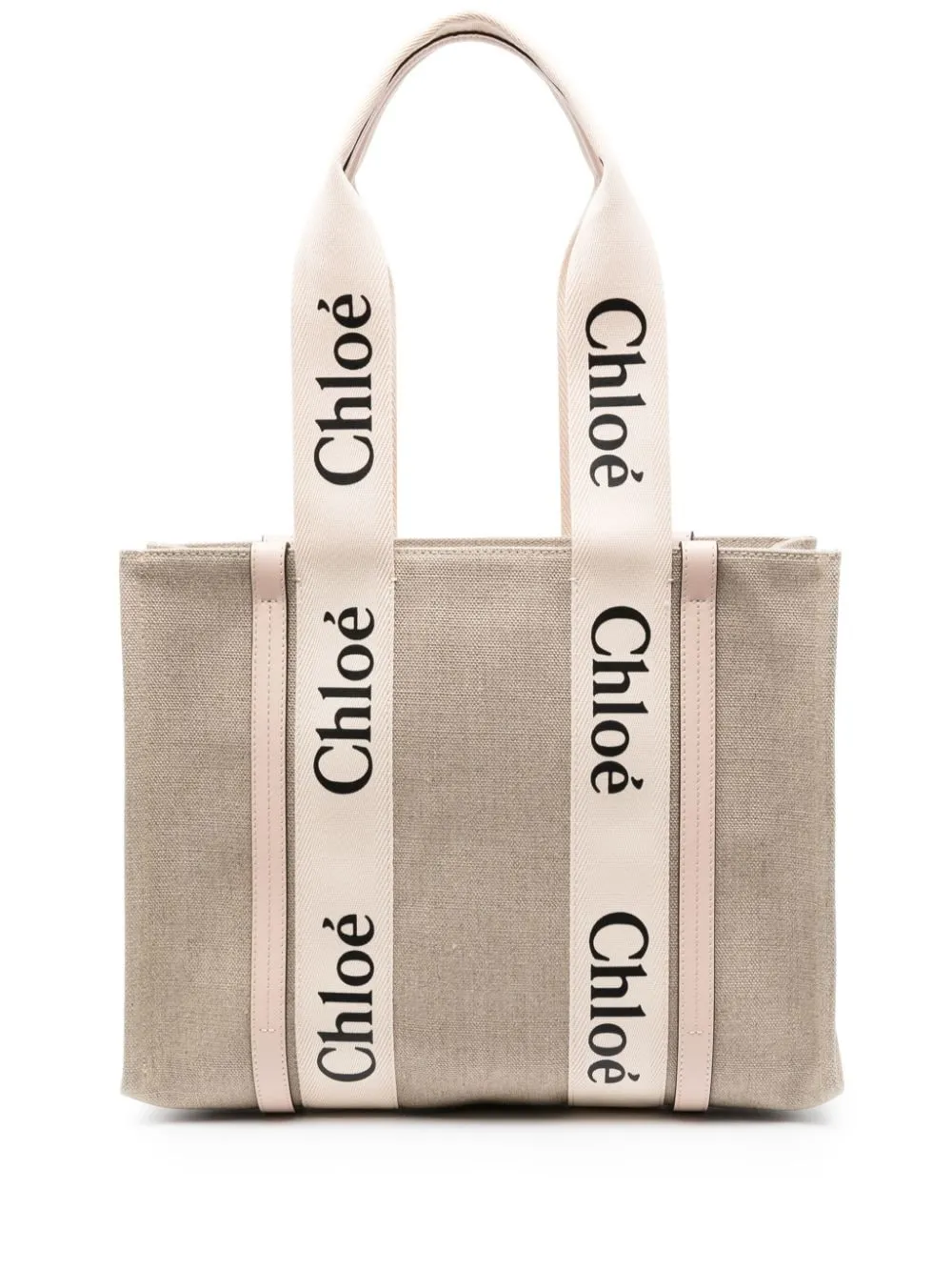 Woody medium canvas tote