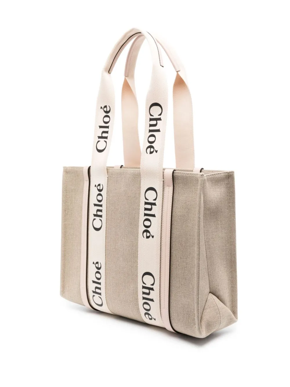 Woody medium canvas tote