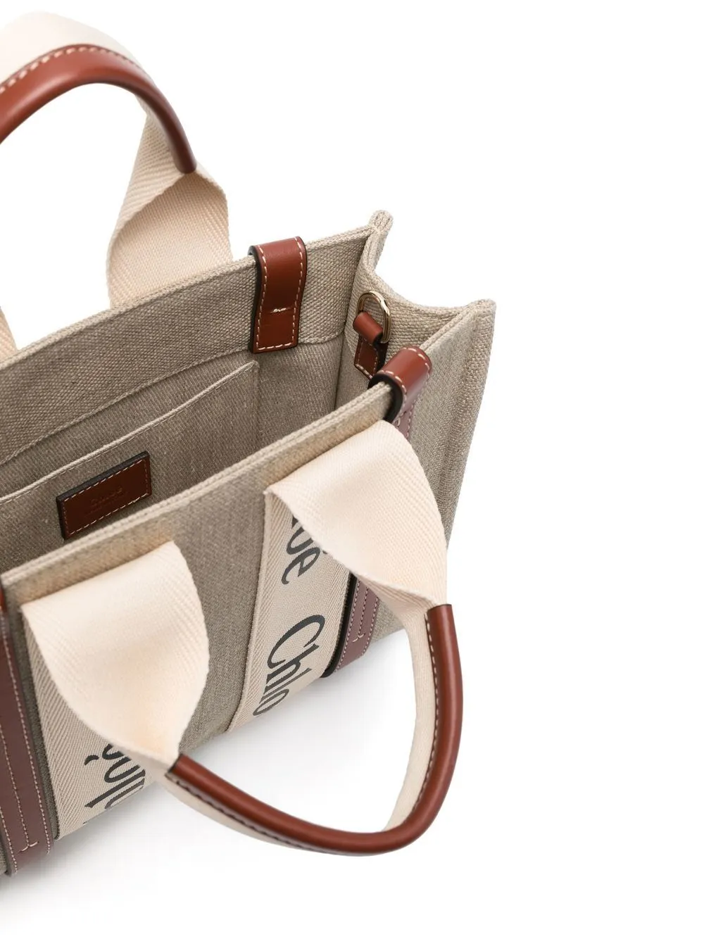 Woody small canvas tote