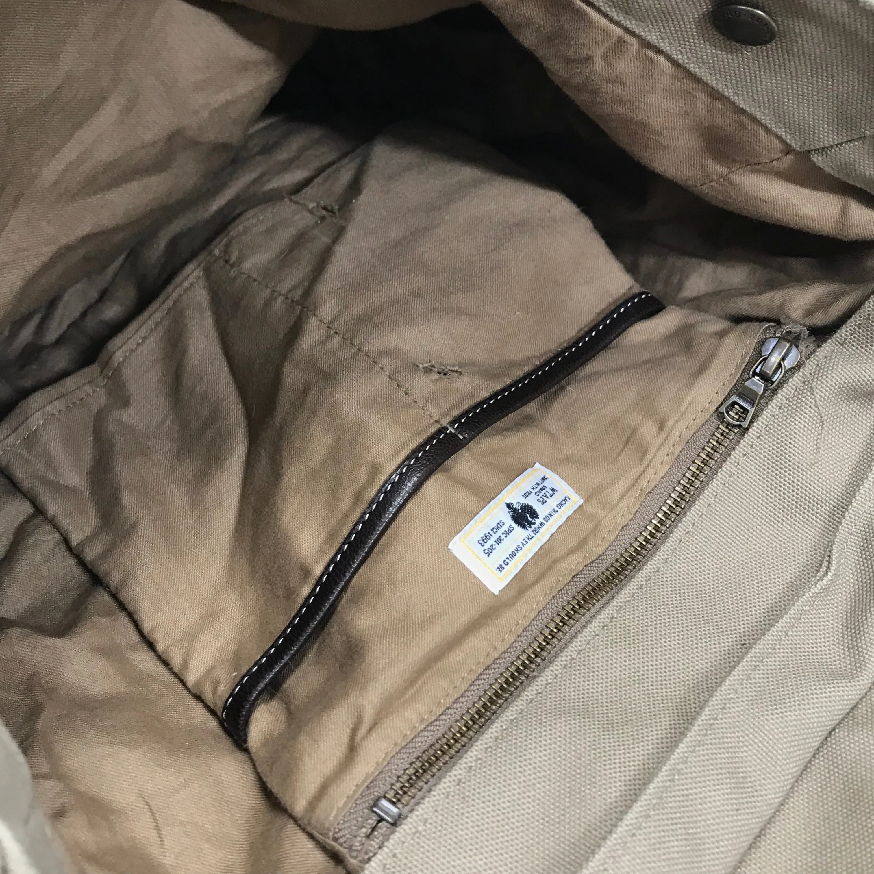 WTaps 12SS Canvas Leather Shoulder Bag