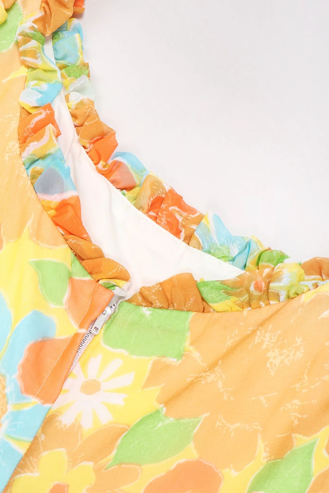 Yellow Floral Chiffon Jumpsuit
