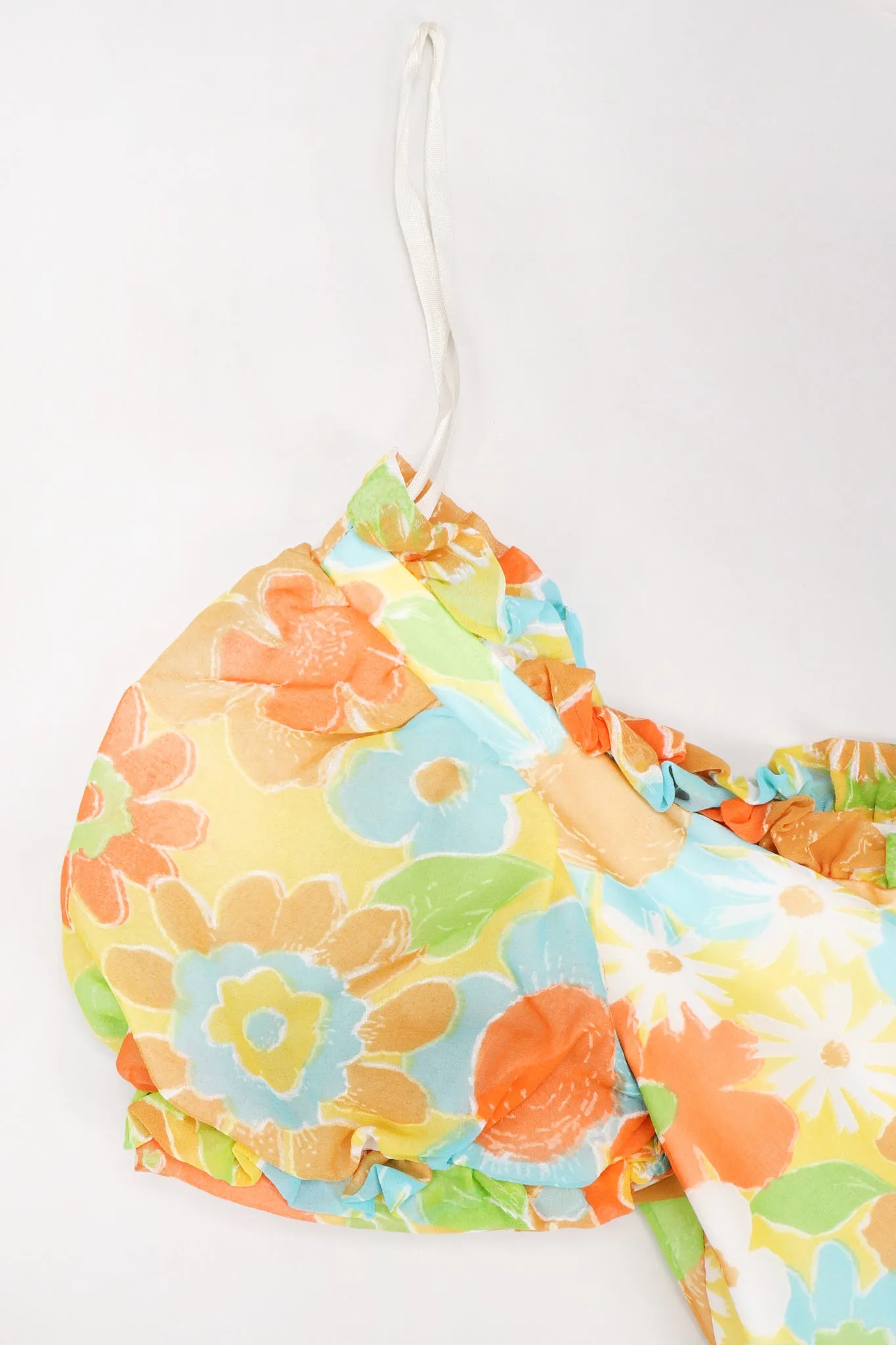 Yellow Floral Chiffon Jumpsuit