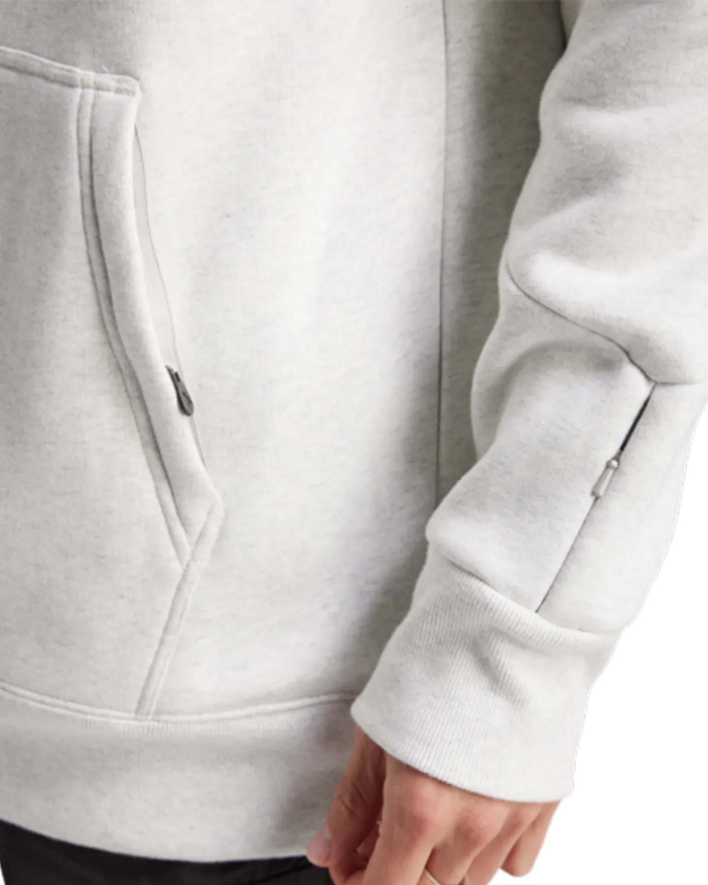 Yuki Threads Loop Shred Hoodie - Snow Marle