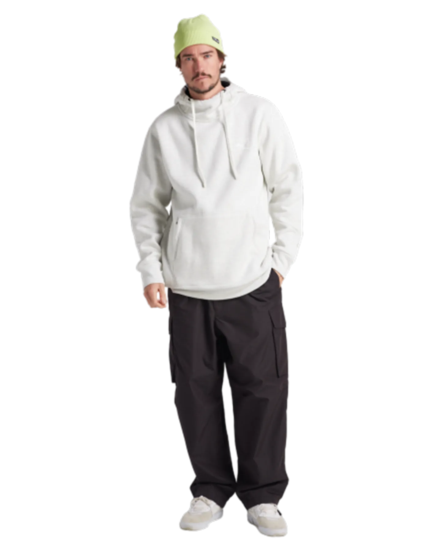 Yuki Threads Loop Shred Hoodie - Snow Marle