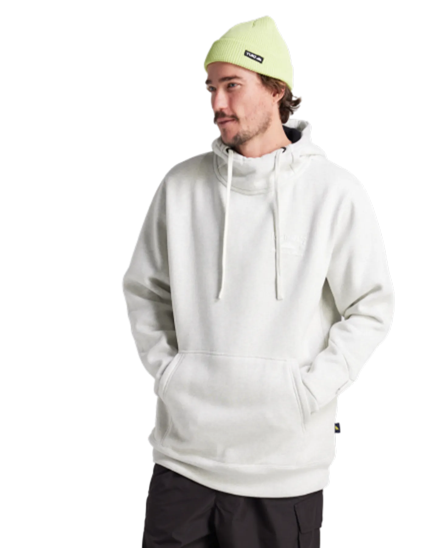 Yuki Threads Loop Shred Hoodie - Snow Marle