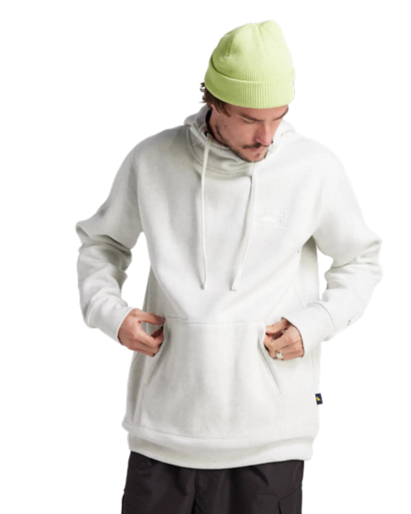 Yuki Threads Loop Shred Hoodie - Snow Marle