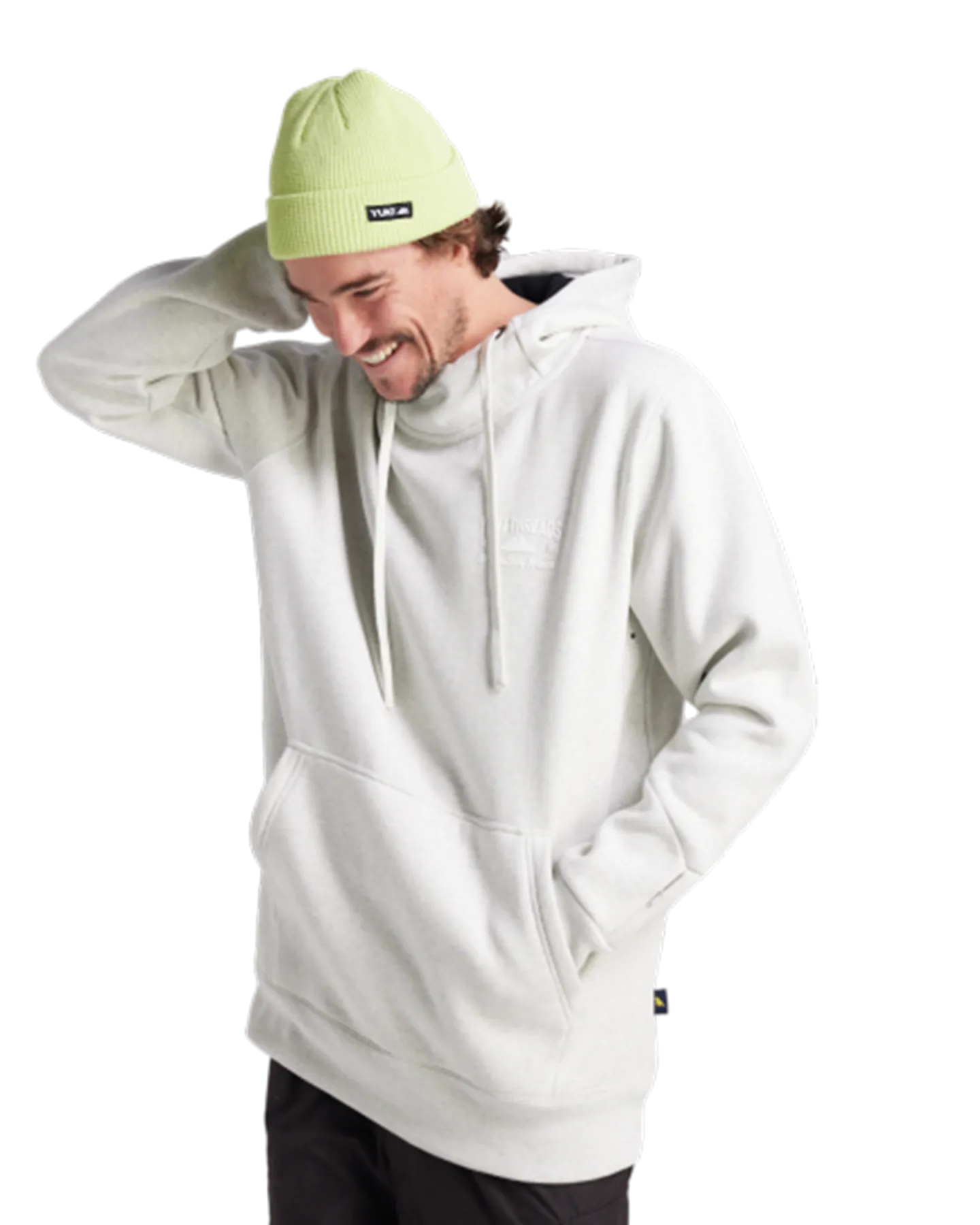 Yuki Threads Loop Shred Hoodie - Snow Marle
