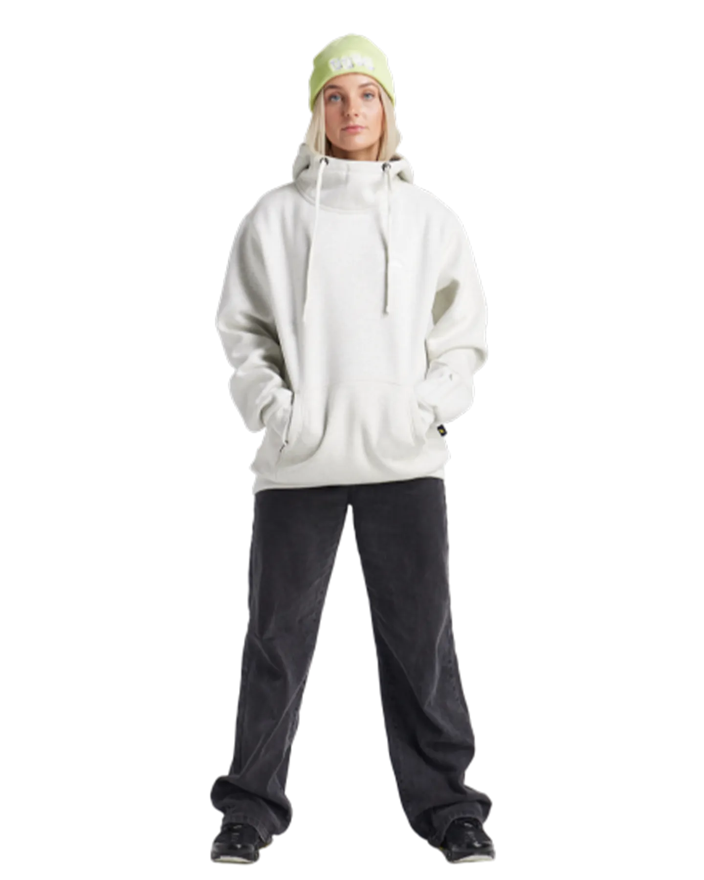 Yuki Threads Loop Shred Hoodie - Snow Marle