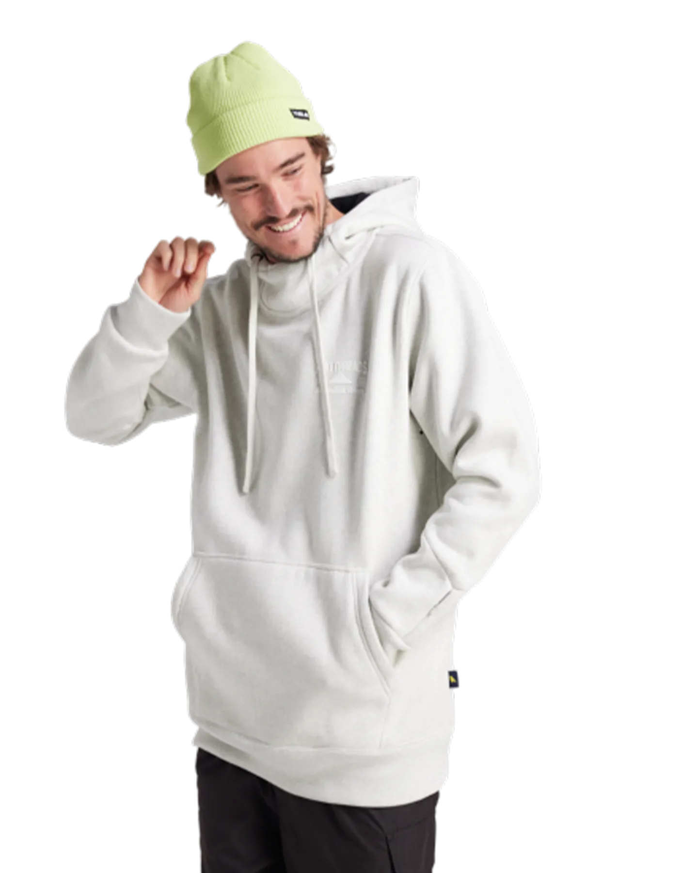 Yuki Threads Loop Shred Hoodie - Snow Marle