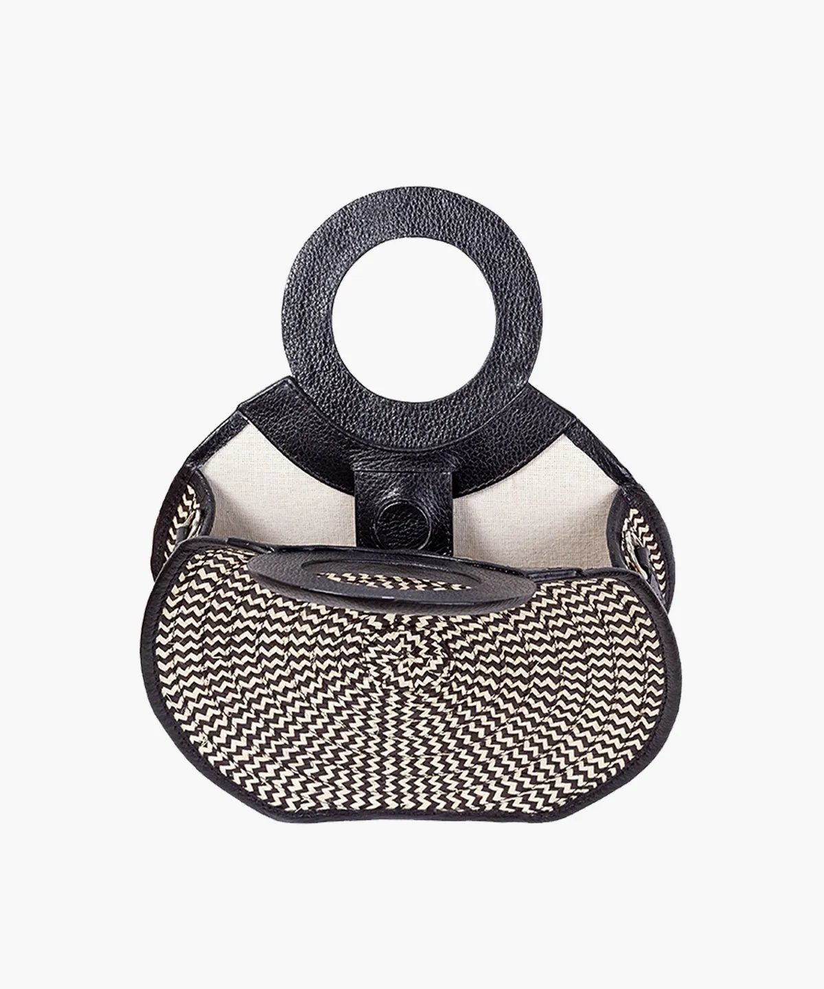 Zenú in Raffia and Leather
